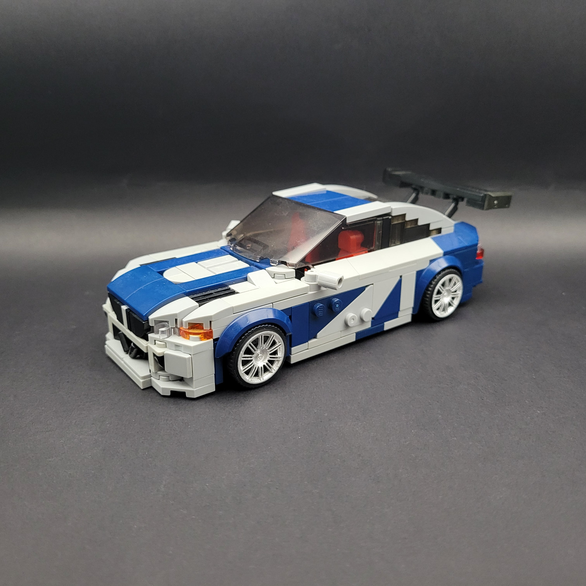 BMW M3 GTR style custom LEGO-compatible wheel