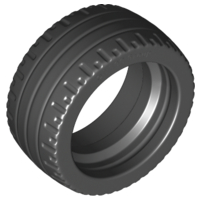 LEGO-compatible rubber tire, part 18977