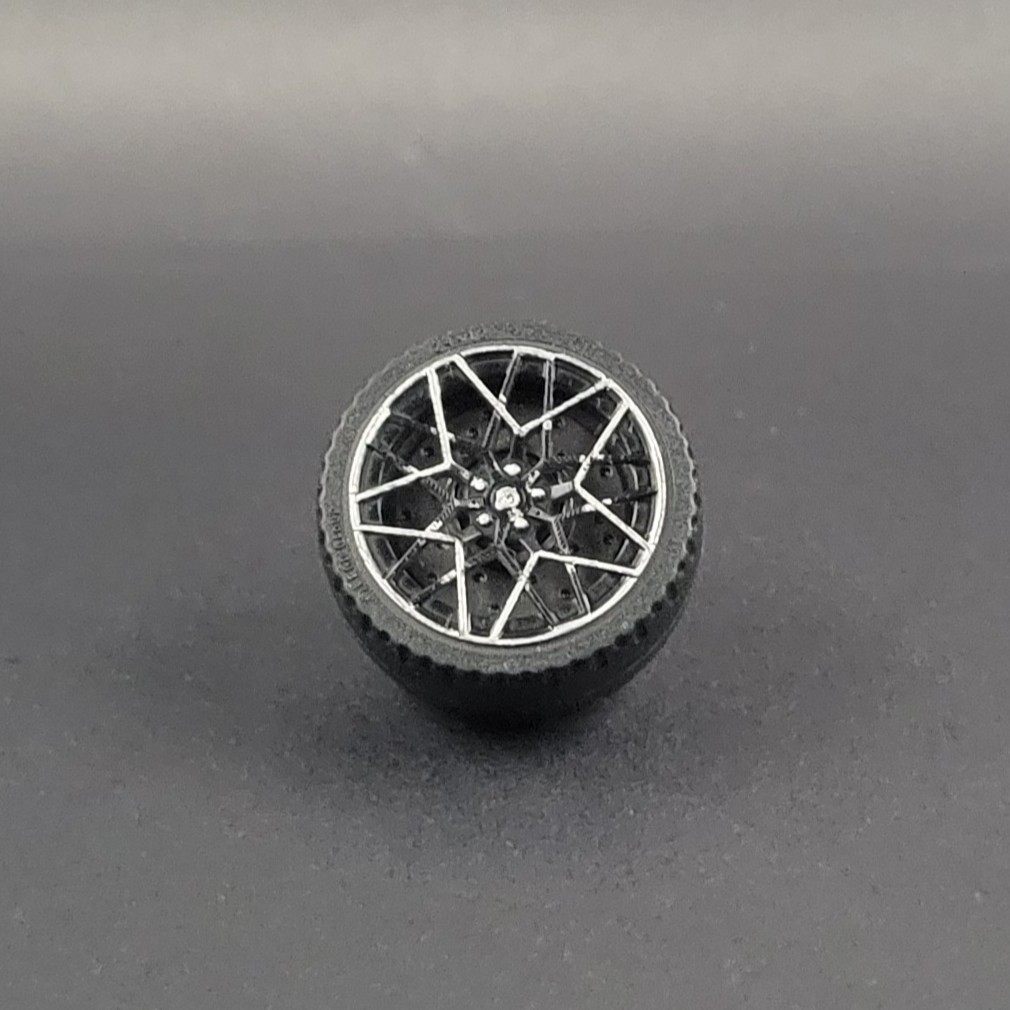 Monarch M-Star 20 style custom LEGO-compatible wheel