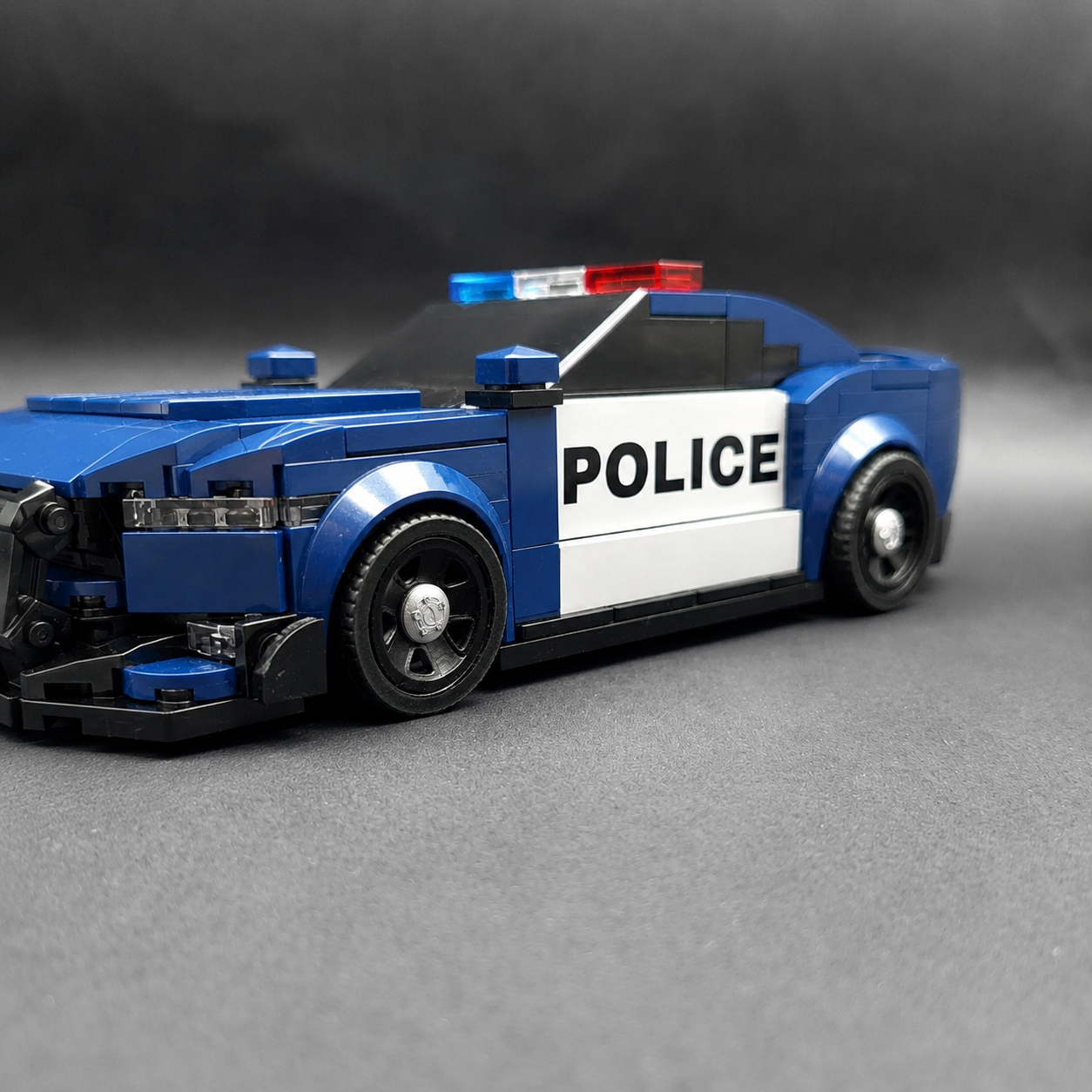 Police Interceptor style custom LEGO-compatible wheel