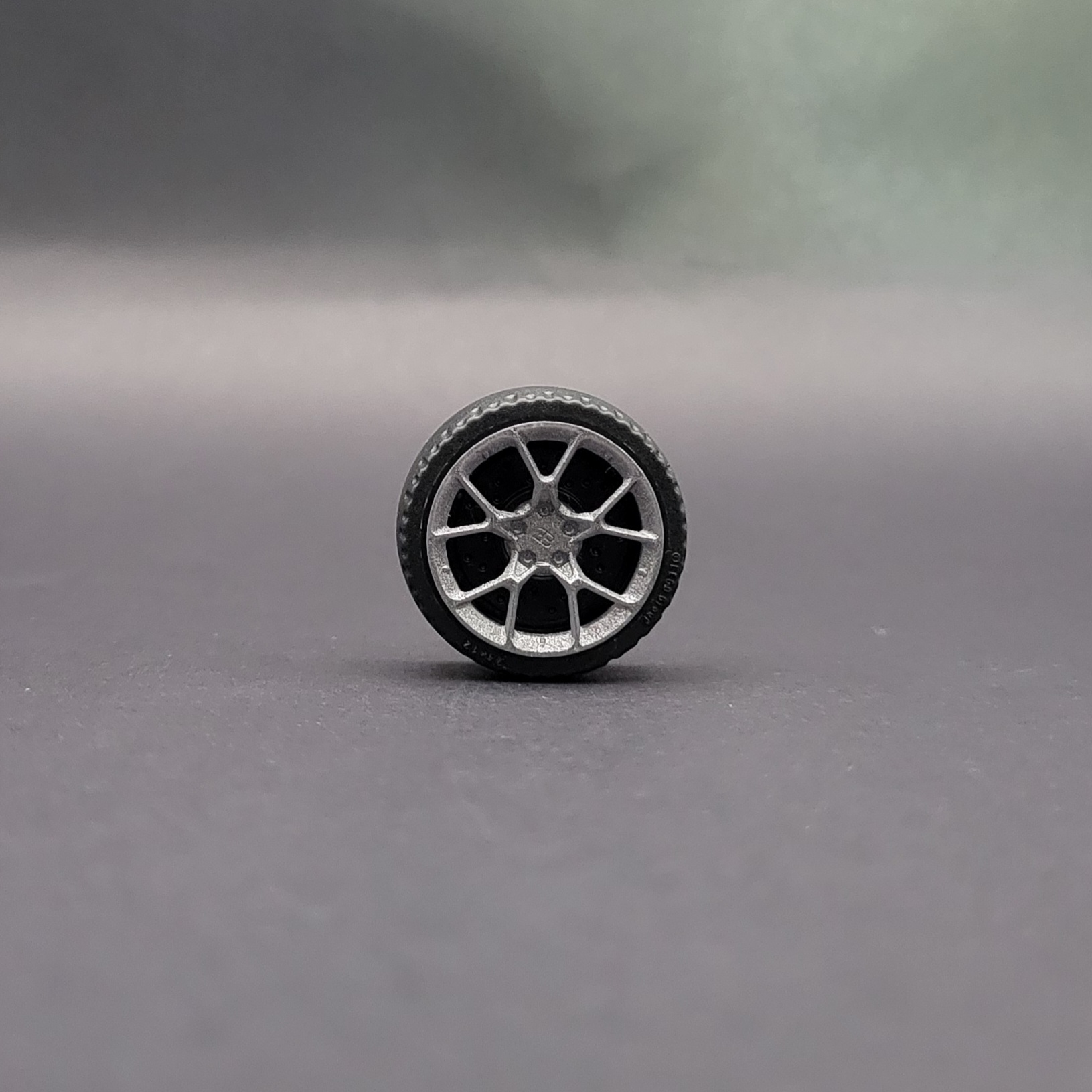Bugatti Chiron style custom LEGO-compatible wheel