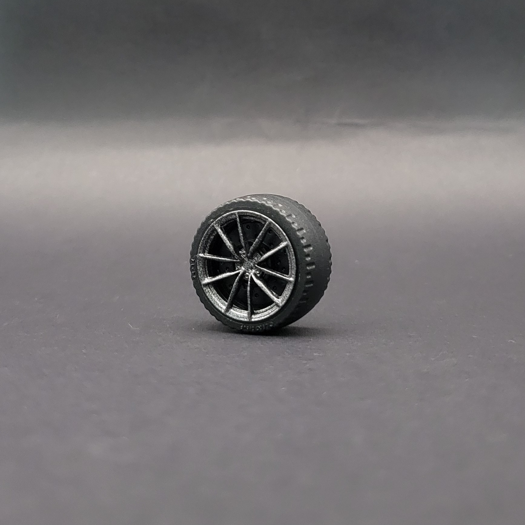Rosso corsa custom LEGO-compatible wheel